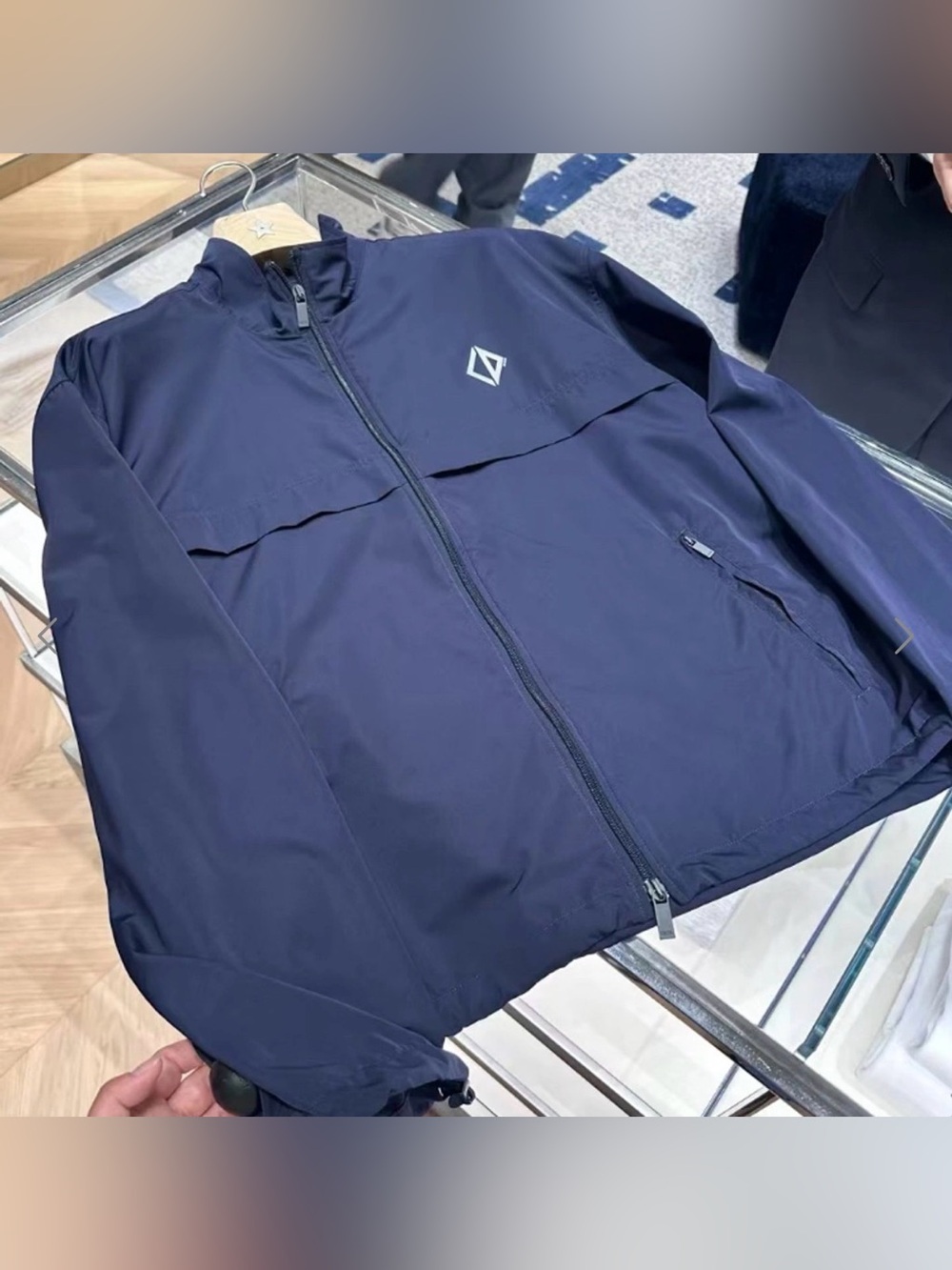 DIOR CD DIAMOND ZIP JACKET!